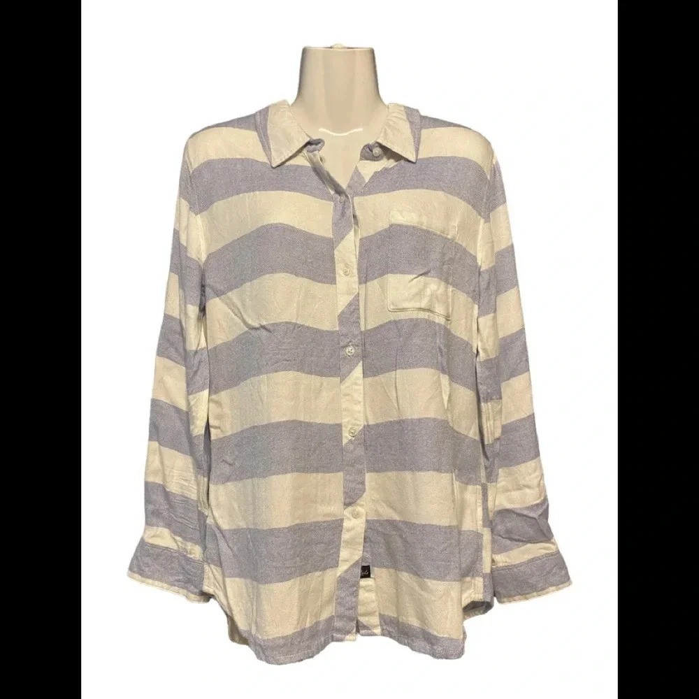 Rails Striped Button Down Top